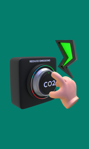 L'émission de CO2 est réduit grâce aux équipements d'hygiène reconditionné, en deux mots REBORN by JVD c'est économie et durabilité